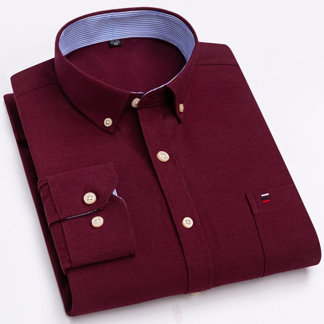 Camisas Coural™ manga larga 100% algodón