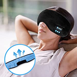 Antifaz Eyedark™ con auriculares
