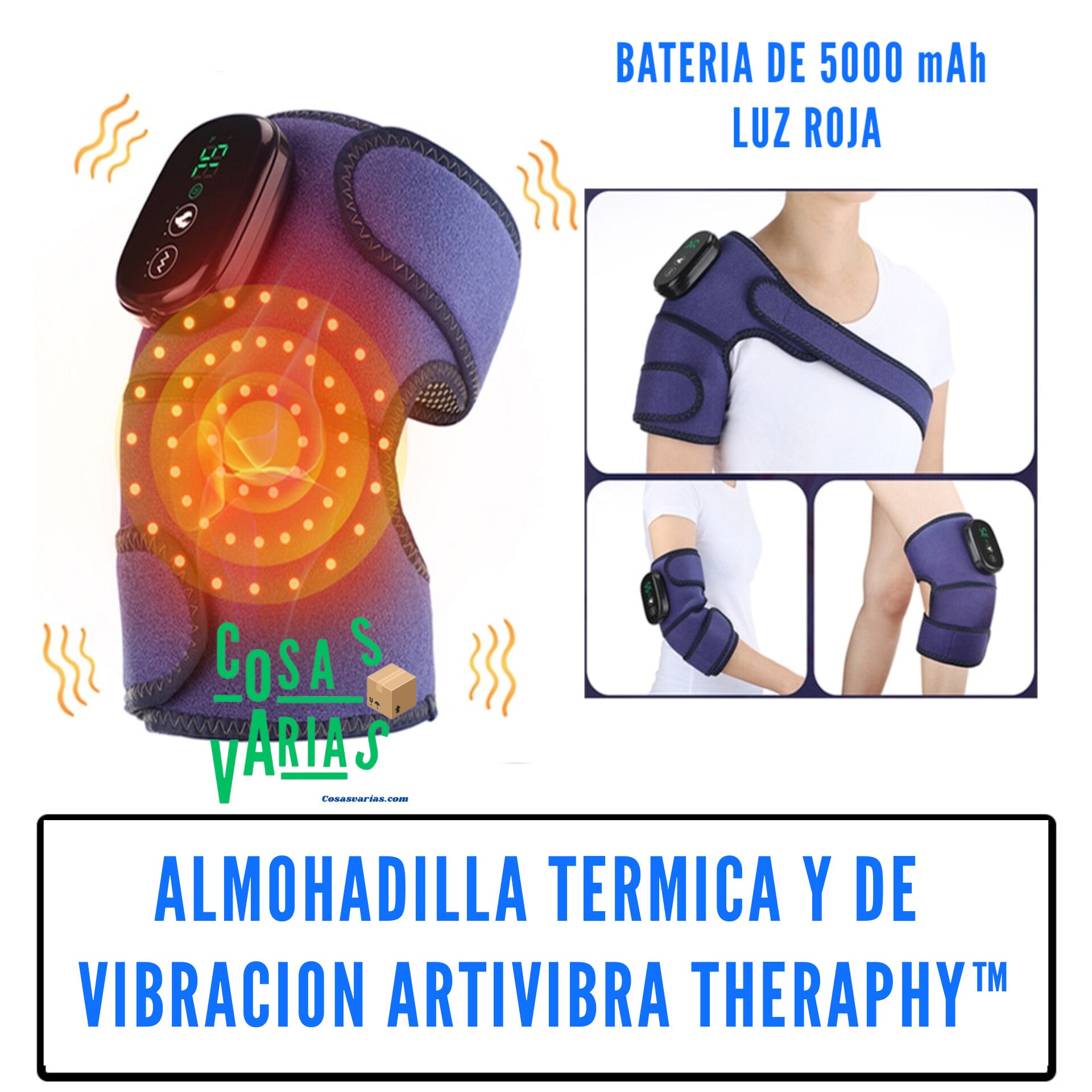 Almohadilla termica y de vibracion Artivibra Therapy™