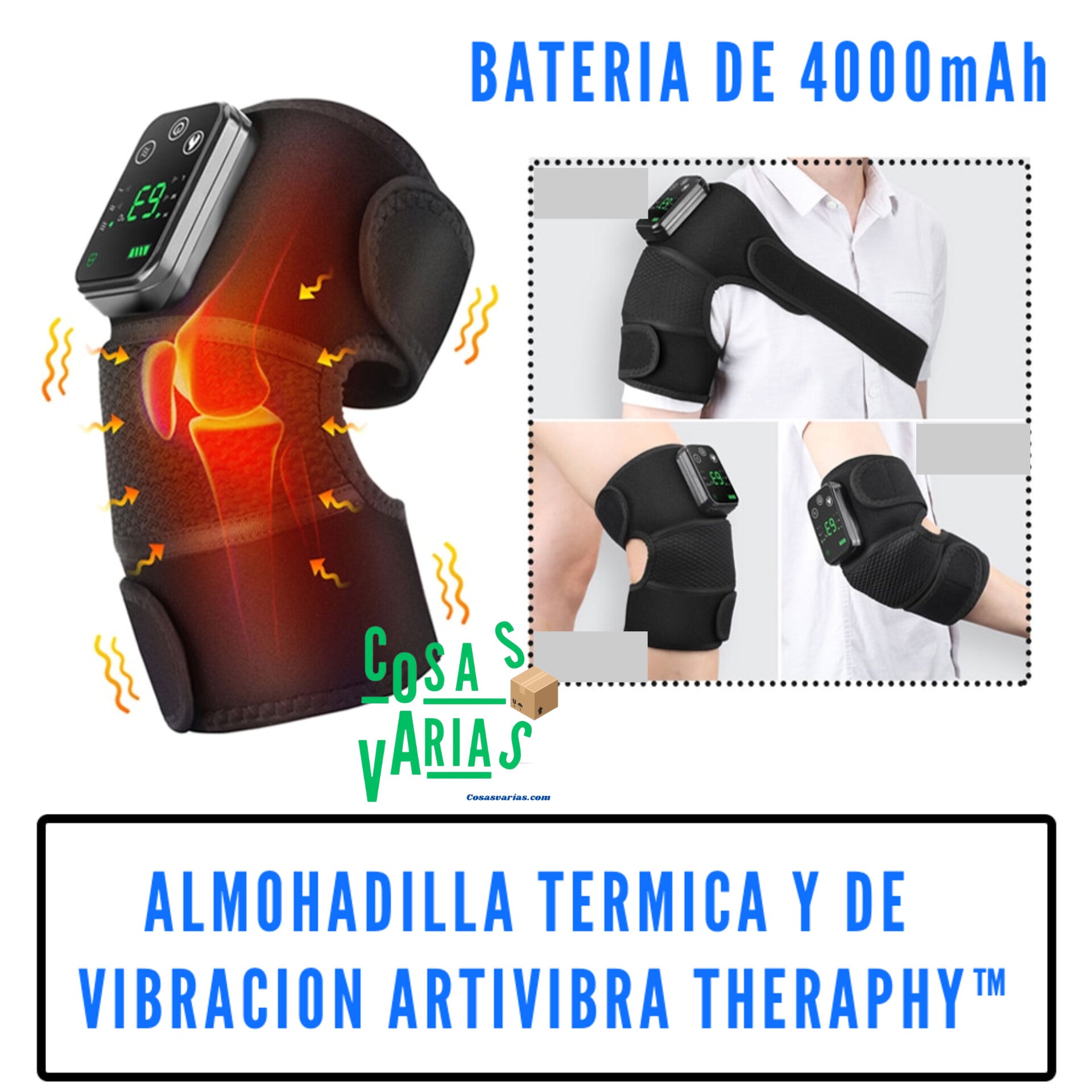 Almohadilla termica y de vibracion Artivibra Therapy™