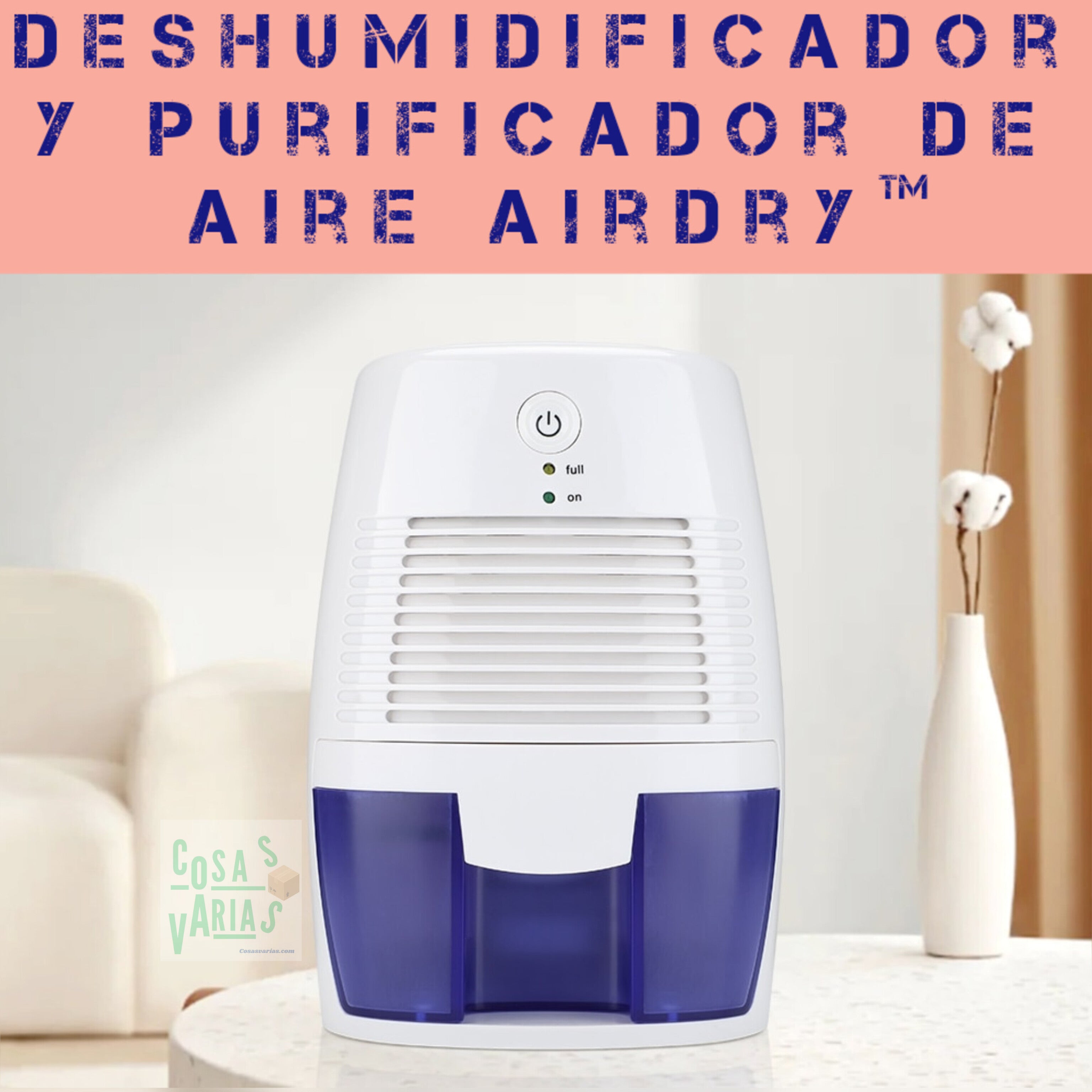 Deshumidificador y purificador de aire AirDry™