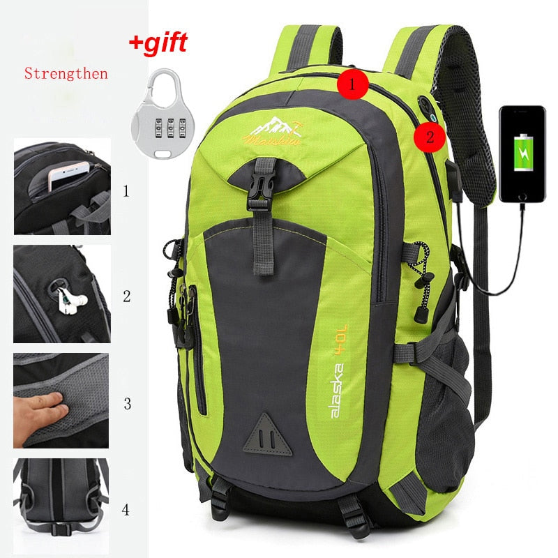 Mochila Alaska™ impermeable antirrobo para hombre 40 Lt